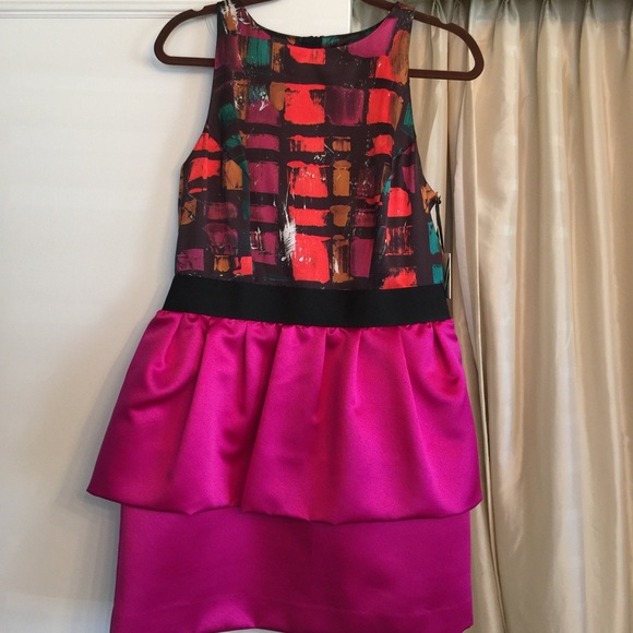 •Milly peplum dress• - Picture 3 of 4