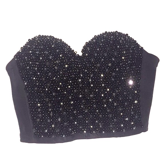 Black bustier . - Picture 1 of 4