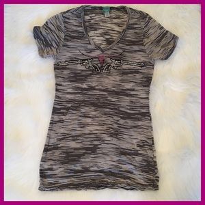 Cowgirl Hardware Burnout Top