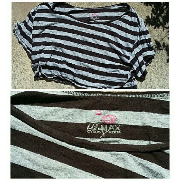 Miley Cyrus Striped Top