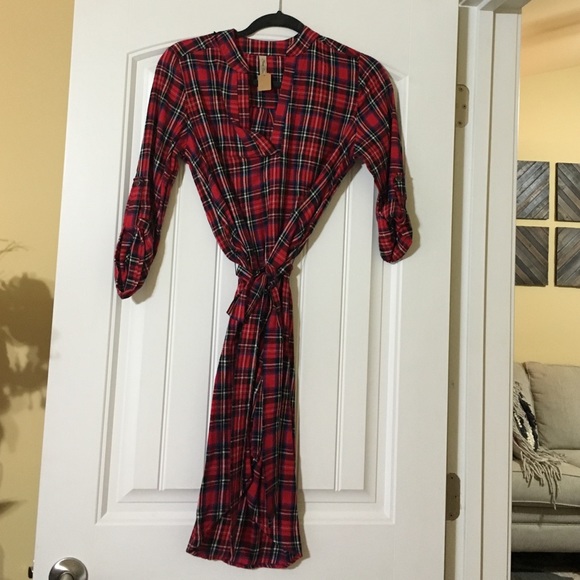 Flannel dress
