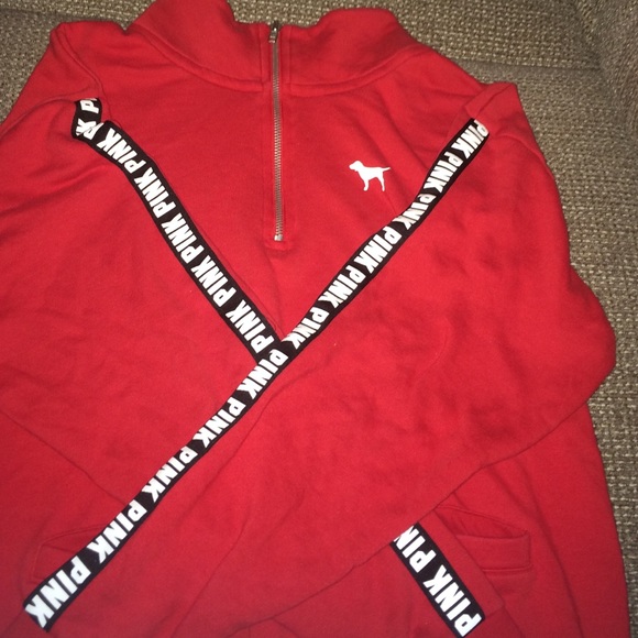 Victoria Secret half zip up hoodie