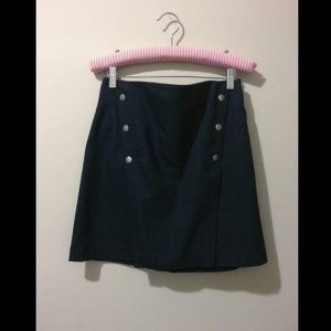 ZARA navy blue professional skirt