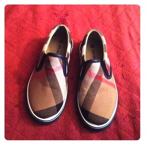 Children's Burberry Canvas Shoes