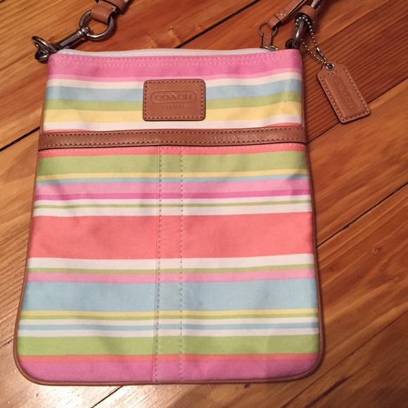 Colorful coach bag
