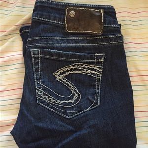 Silver boot cut jeans: Tuesday style