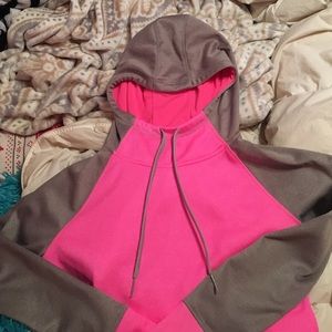 High neck hoodie