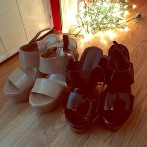 Platform heels from Forever 21.