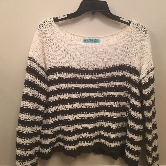 Fabulous striped boatneck sweater