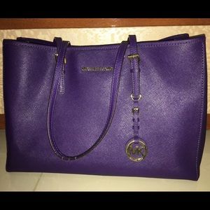 Michael Kors Jet Set Large Saffiano Leather Tote