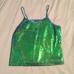 Sparkle Green Showstopping Tank