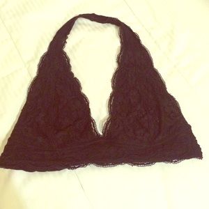 UO Black Lace Bralette