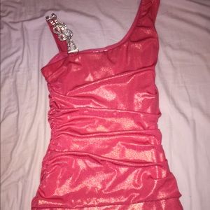 NWT Pink and gold bodycon dress