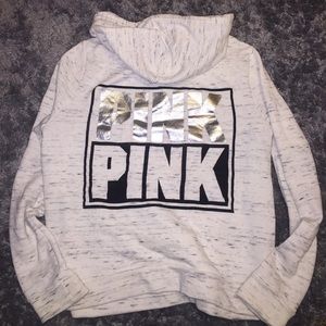 Trade hoodie silver logo