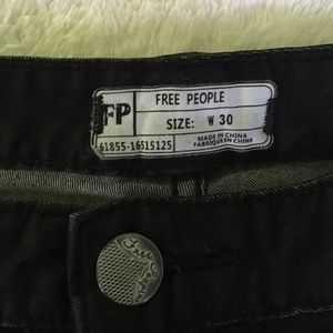 FREE PEOPLE BLACK JEANS