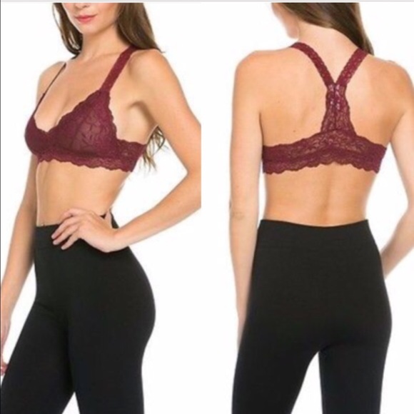 Racer back lace Bralette - Picture 2 of 4