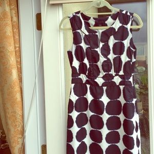 Banana Republic Navy Silk Dress