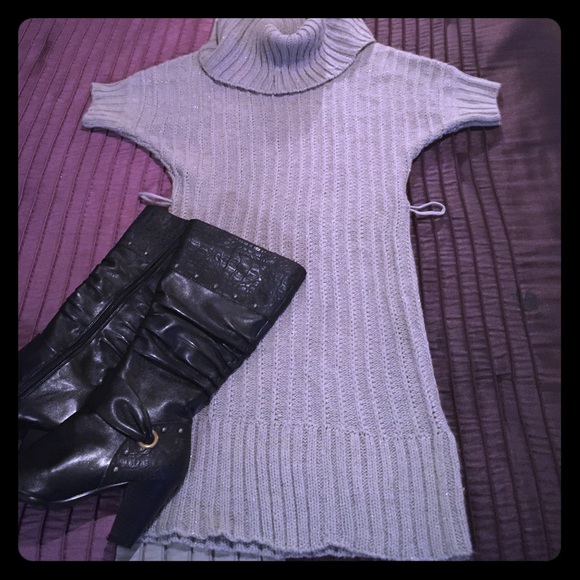 Decree Sweaters - DeCree Full Body Length Gray Sweater/Dress NWOT