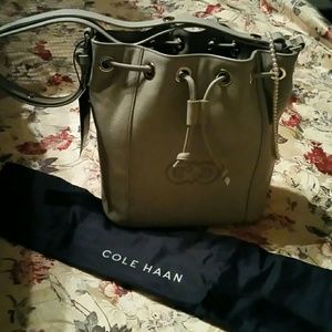 SOLD SOLD SOLD - COLE HAAN DRAWSTRING X-BODY