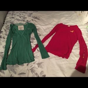 Hollister long sleeve bundle