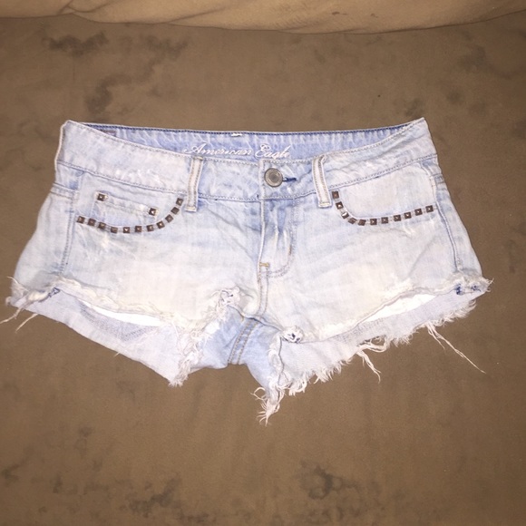Light Wash Jean Shorts