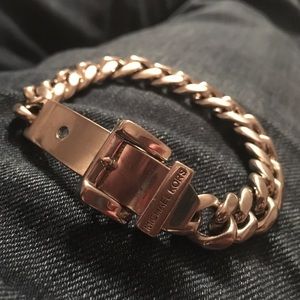 Michael Kors Belt Bracelet Silver Tone