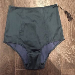 For Love & Lemons- Luxe Satin High Waist Panty.