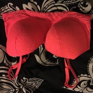 Pink bra