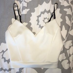 White crop top and Volcom dress bundle!