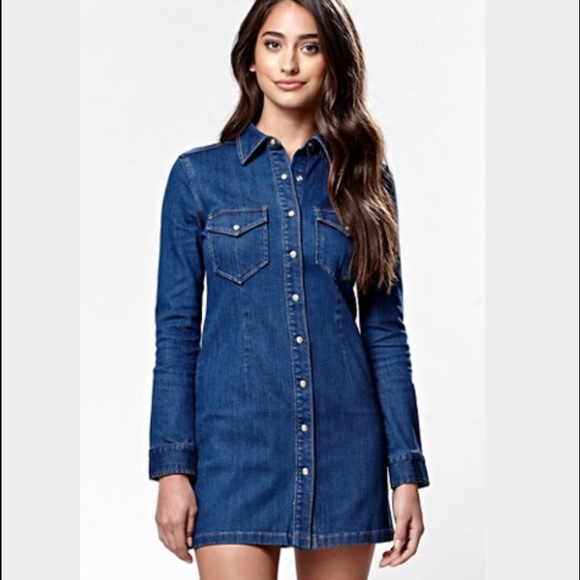 Kendall & Kylie Dresses & Skirts - Kendall & Kylie Denim Dress