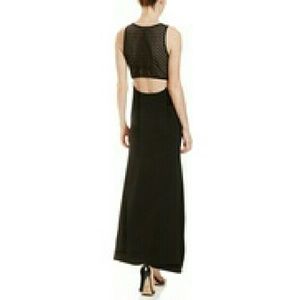Black maxi dress w/ back detail