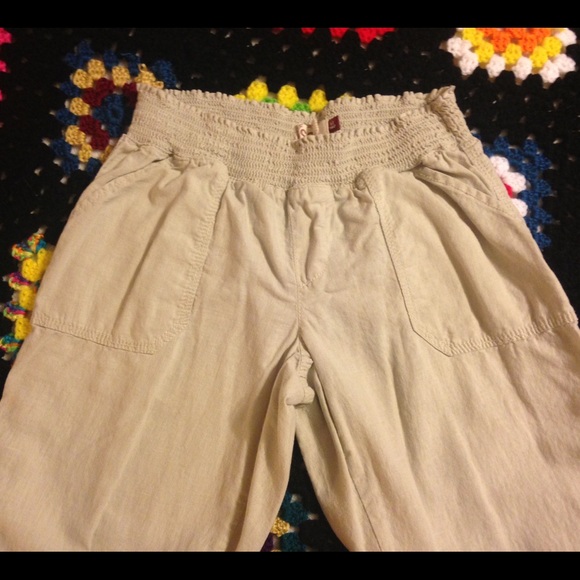 Linen Comfy Pants M