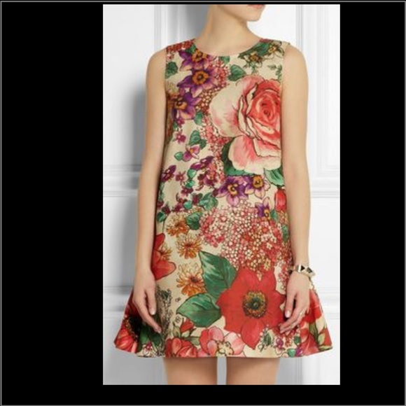 RED Valentino Floral Cotton Minidress
