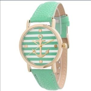 Anchor Leather Watch