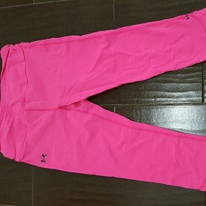 Pink workout capris