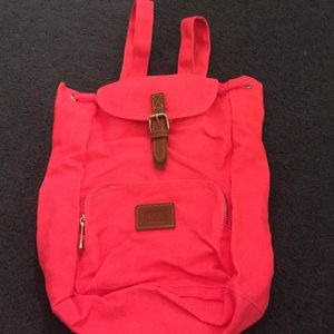Pink mini backpack