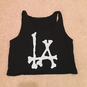 Brandy Melville LA crop top