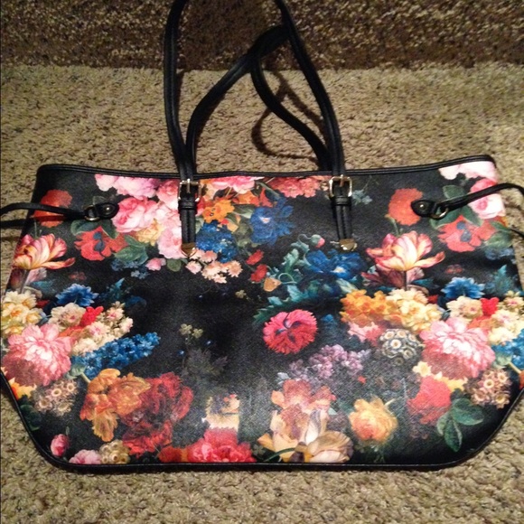 Justfab floral purse