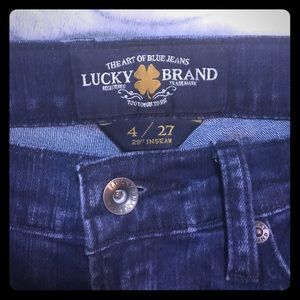 Lucky Brand slightly distressed jeans