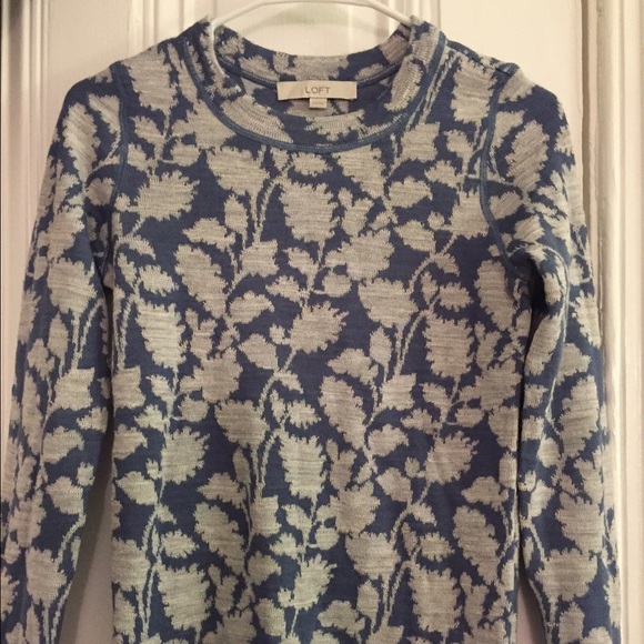 LOFT ivy jacquard sweatshirt - Picture 2 of 4