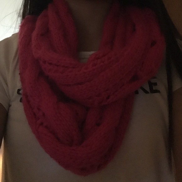 Pink Infinity Scarf - Picture 2 of 3