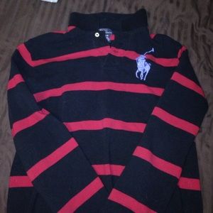 Long sleeve authentic Polo button up