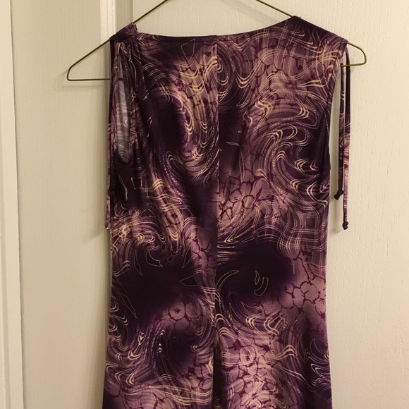 Purple and gold dress - Picture 2 of 2