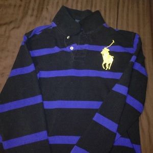 Long sleeve authentic Polo button up