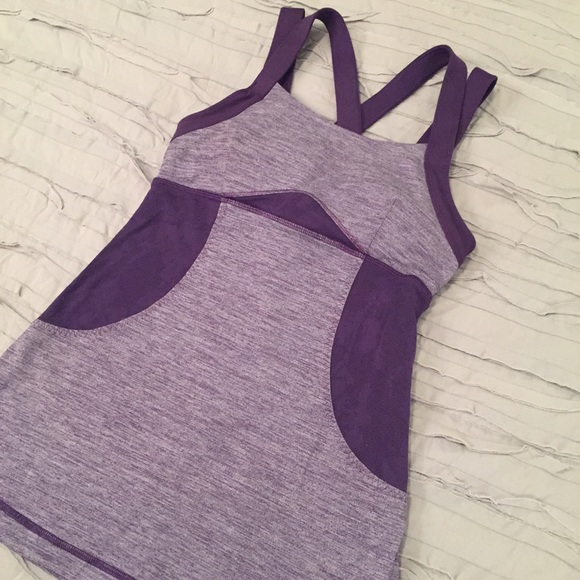 Authentic lululemon heather purple tank