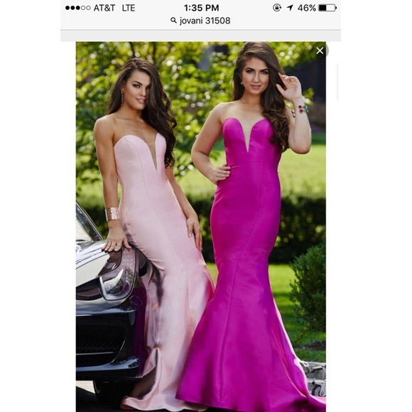 Size for blush jovani prom dresss - Picture 2 of 4