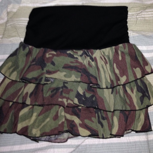 Army camouflage skirt