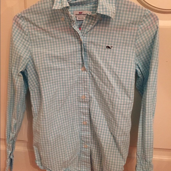 Vineyard vines small gingham button down