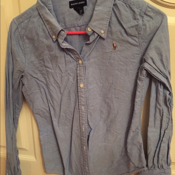 Girls size 16 polo Ralph Lauren button down