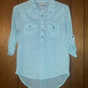 Turquoise blouse